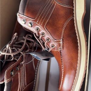 Steve Madden Chestnut Leather Boots